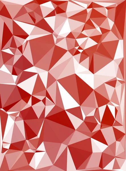 Red Sfondo Mosaico Poligonale Modelli Design Creativo — Vettoriale Stock