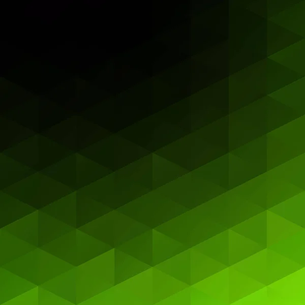 Fondo Mosaico Rejilla Verde Plantillas Diseño Creativo — Vector de stock