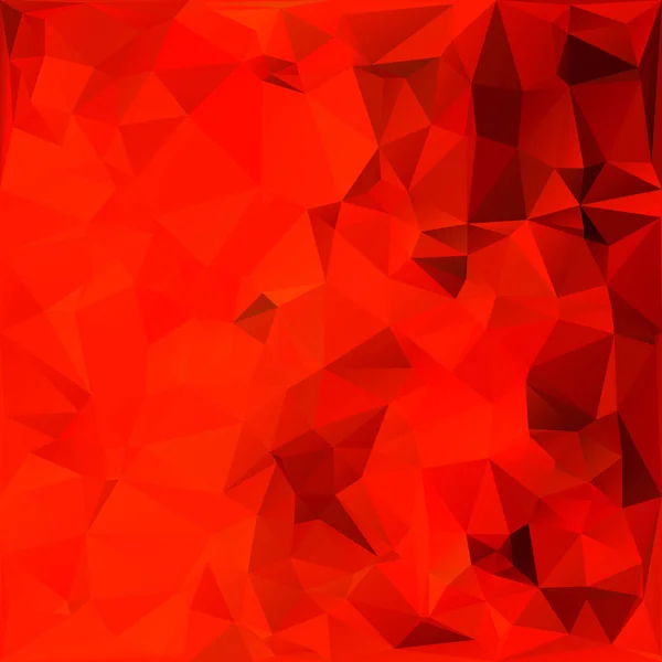 Red Polygonal Mosaic Background Creative Design Templates — Stock Vector
