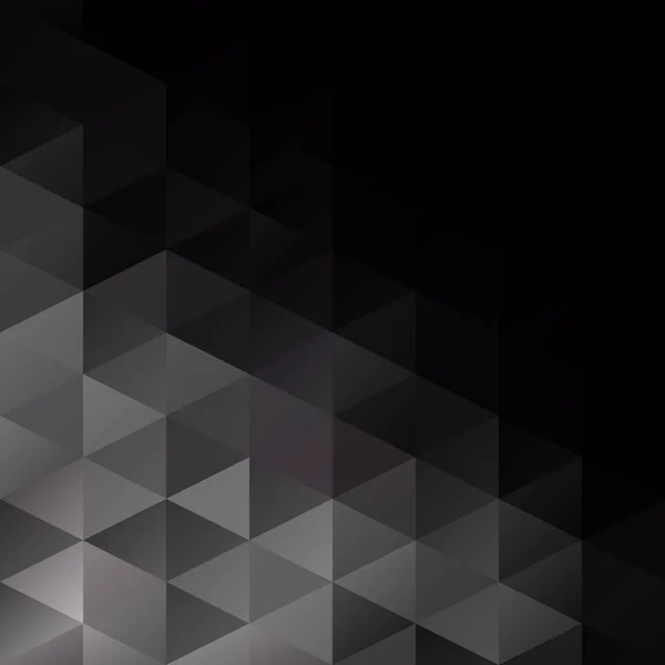 Black Grid Mosaic Background Creative Design Templates — Stock Vector