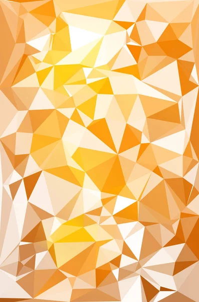 Оранжевый Полигональный Фон Креативный Дизайн — стоковый вектор