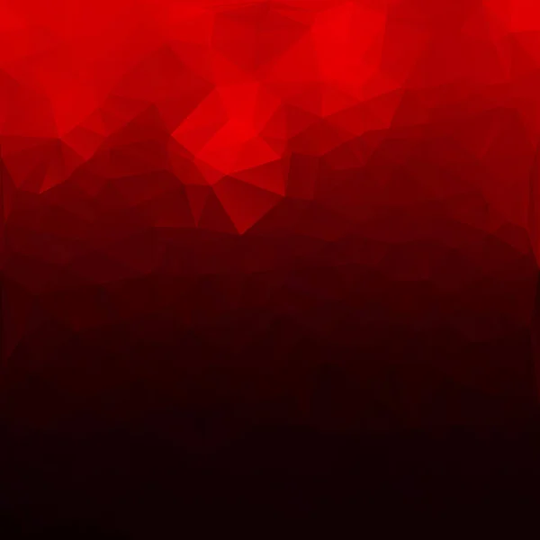 Fondo Mosaico Poligonal Rojo Plantillas Diseño Creativo — Vector de stock