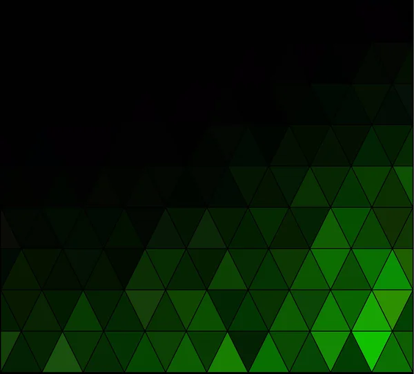 Zelený Čtverec Mřížka Mosaic Pozadí Kreativní Design Šablony — Stockový vektor