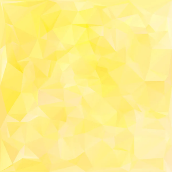 Fondo Mosaico Poligonal Amarillo Plantillas Diseño Creativo — Vector de stock