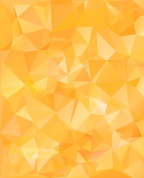 Orange Polygonaler Mosaik Hintergrund Kreative Design Vorlagen — Stockvektor