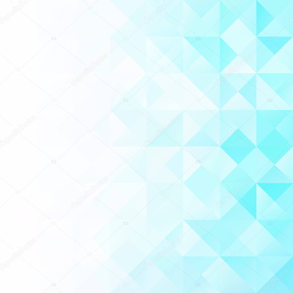 Blue Grid Mosaic Background, Creative Design Templates