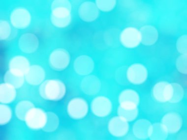 Ufuk benzersiz Soyut Mavi Bokeh şenlikli ışıklar