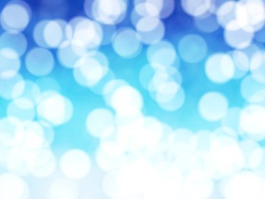 Ufuk benzersiz Soyut Mavi Bokeh şenlikli ışıklar