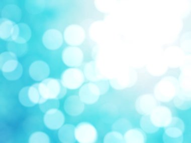 Ufuk benzersiz Soyut Mavi Bokeh şenlikli ışıklar