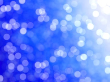 Ufuk benzersiz Soyut Mavi Bokeh şenlikli ışıklar