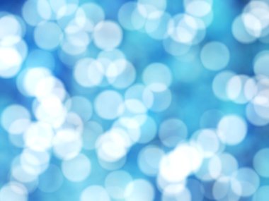 Ufuk benzersiz Soyut Mavi Bokeh şenlikli ışıklar