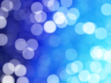 Ufuk benzersiz Soyut Mavi Bokeh şenlikli ışıklar