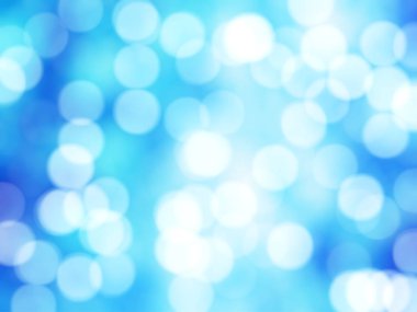 Ufuk benzersiz Soyut Mavi Bokeh şenlikli ışıklar