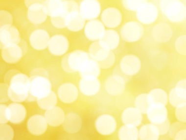 Ufuk benzersiz soyut sarı Bokeh şenlikli ışıklar