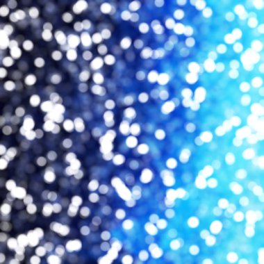 Ufuk benzersiz Soyut Mavi Bokeh şenlikli ışıklar