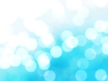 Ufuk benzersiz Soyut Mavi Bokeh şenlikli ışıklar
