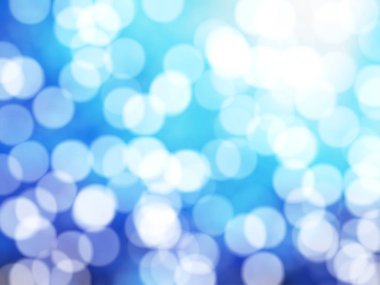 Ufuk benzersiz Soyut Mavi Bokeh şenlikli ışıklar