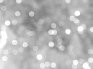 Ufuk benzersiz soyut gri beyaz Bokeh şenlikli ışıklar