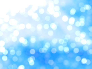 Ufuk benzersiz Soyut Mavi Bokeh şenlikli ışıklar