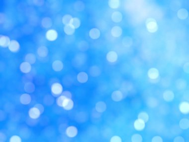 Ufuk benzersiz Soyut Mavi Bokeh şenlikli ışıklar