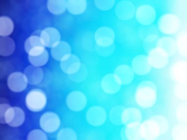 Ufuk benzersiz Soyut Mavi Bokeh şenlikli ışıklar