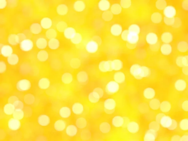 Ufuk Benzersiz Soyut Sarı Bokeh Şenlikli Işıklar — Stok fotoğraf