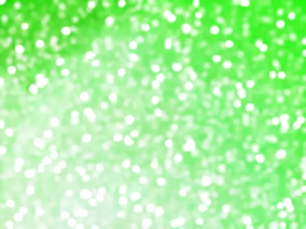 散焦独特抽象绿色散景节日灯 — 图库照片