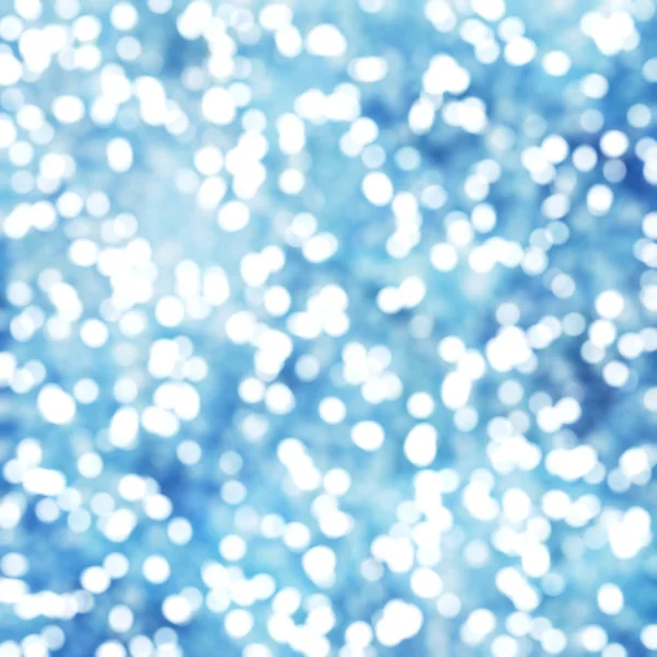 Intreepupil Unieke Abstract Blue Bokeh Feestelijke Verlichting — Stockfoto