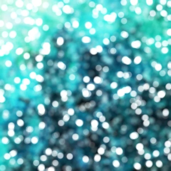 Desfocado Único Abstrato Azul Bokeh Luzes Festivas — Fotografia de Stock