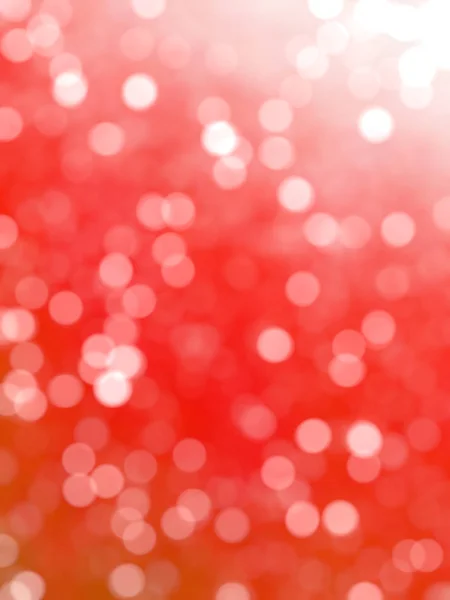 Desfocado Único Abstrato Vermelho Bokeh Luzes Festivas — Fotografia de Stock