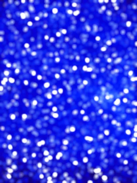Slavnostní Rozsvícení Rozostřeného Unikátní Abstraktní Modré Bokeh — Stock fotografie
