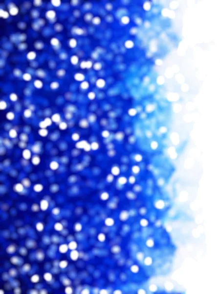 Intreepupil Unieke Abstract Blue Bokeh Feestelijke Verlichting — Stockfoto