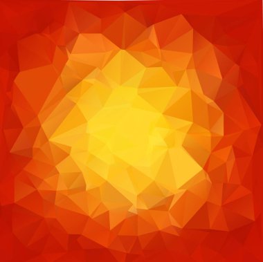 Kırmızı Çokgen Mozaik Arkaplan, Yaratıcı Tasarım Şablonları