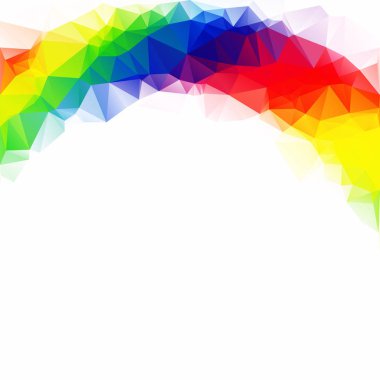 Renkli poligonal mozaik arka plan yaratıcı tasarım şablonları