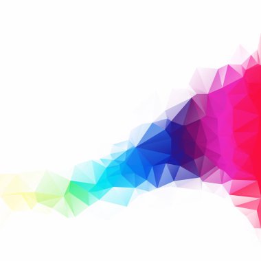 Renkli poligonal mozaik arka plan yaratıcı tasarım şablonları