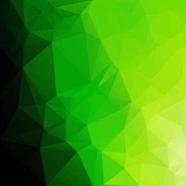 Yeşil Çokgen Mozaik Arkaplan, Yaratıcı Tasarım Şablonları