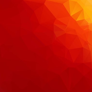 Turuncu poligonal mozaik arka plan yaratıcı tasarım şablonları