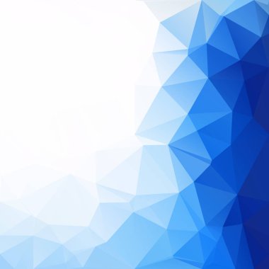 mavi çokgen mozaik arkaplan, yaratıcı tasarım şablonları