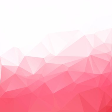 Kırmızı Çokgen Mozaik Arkaplan, Yaratıcı Tasarım Şablonları