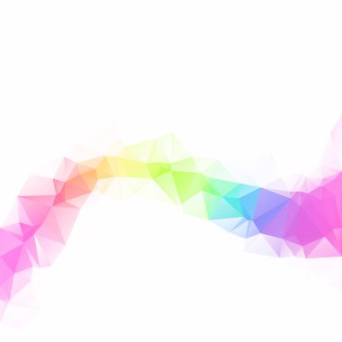 Renkli poligonal mozaik arka plan yaratıcı tasarım şablonları