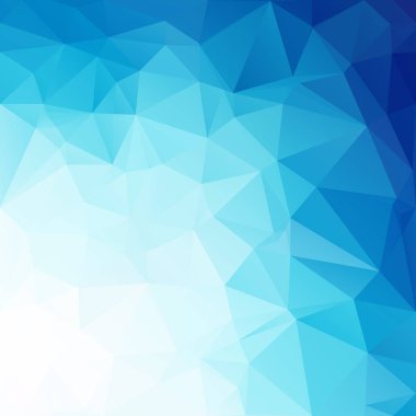 mavi çokgen mozaik arkaplan, yaratıcı tasarım şablonları