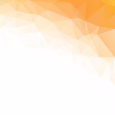 Turuncu poligonal mozaik arka plan yaratıcı tasarım şablonları