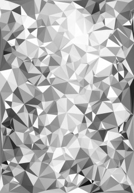 Siyah poligonal mozaik arka plan, yaratıcı tasarım şablonları