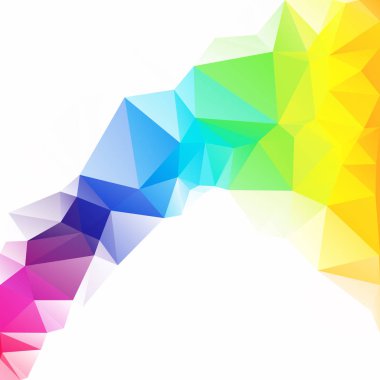 Renkli poligonal mozaik arka plan yaratıcı tasarım şablonları