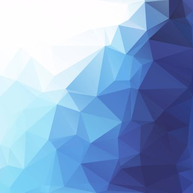 mavi çokgen mozaik arkaplan, yaratıcı tasarım şablonları