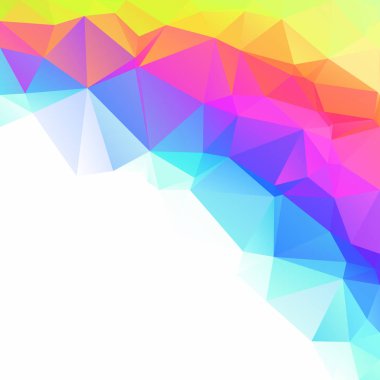 Renkli poligonal mozaik arka plan yaratıcı tasarım şablonları