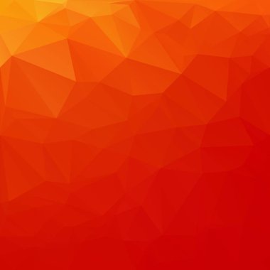 Turuncu poligonal mozaik arka plan yaratıcı tasarım şablonları