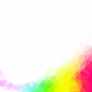 Renkli poligonal mozaik arka plan yaratıcı tasarım şablonları