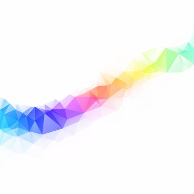Renkli poligonal mozaik arka plan yaratıcı tasarım şablonları