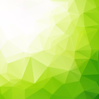 Yeşil Çokgen Mozaik Arkaplan, Yaratıcı Tasarım Şablonları